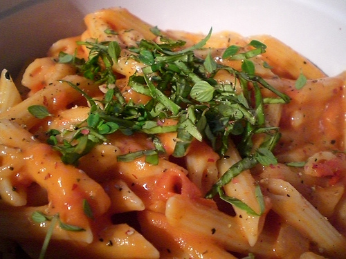 PENNE WITH SMIRNOFF VODKA SAUCE PENNE WITH SMIRNOFF VODKA SAUCE picture